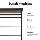 Artiss Bed Frame 2x Single Size Metal Trundle Daybed DEAN - RnR Galore