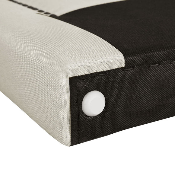 Artiss Bed Frame Bed Head Headboard Queen Fabric - RIVE Beige - RnR Galore