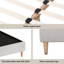 Artiss Bed Frame Double Size Beige ZORA - RnR Galore