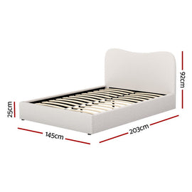 Artiss Bed Frame Double Size Boucle DARA - RnR Galore