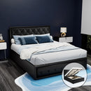 Artiss Bed Frame Double Size Gas Lift Black TIYO - RnR Galore