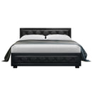Artiss Bed Frame Double Size Gas Lift Black TIYO - RnR Galore