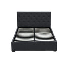 Artiss Bed Frame Double Size Gas Lift Charcoal VILA - RnR Galore