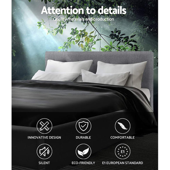 Artiss Bed Frame Double Size Grey VANKE - RnR Galore