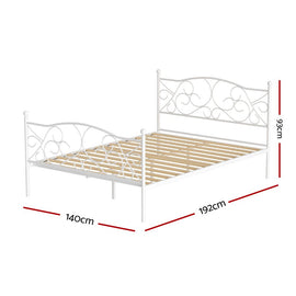 Artiss Bed Frame Double Size Metal Bed Frame GROA - RnR Galore
