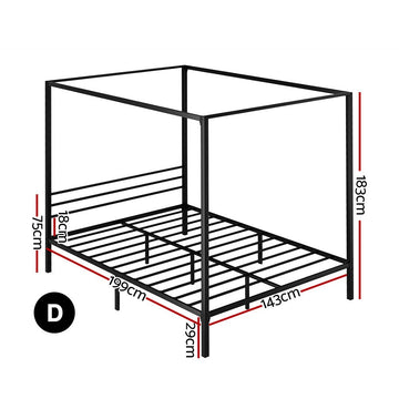 Artiss Bed Frame Double Size Metal Bed Frame POCHY - RnR Galore