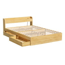 Artiss Bed Frame Double Size with Charging Ports and 2 Drawers AURA - RnR Galore