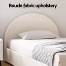 Artiss Bed Frame Gas Lift Strorage Beds Base Platform Boucle Fabric King Single ELLA - RnR Galore
