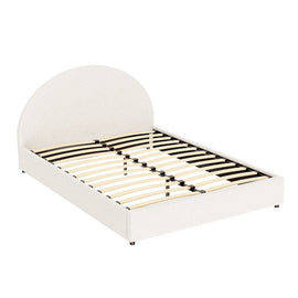 Artiss Bed Frame Gas Lift Strorage Beds Base Platform Boucle Fabric Queen ELLA - RnR Galore