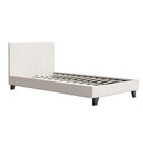 Artiss Bed Frame King Single Size Boucle Fabric Mattress Base Platform Wooden - RnR Galore
