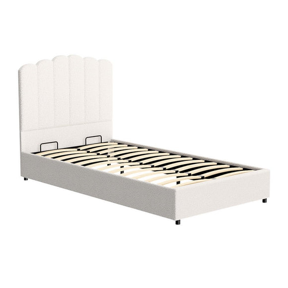 Artiss Bed Frame King Single Size Boucle FION - RnR Galore