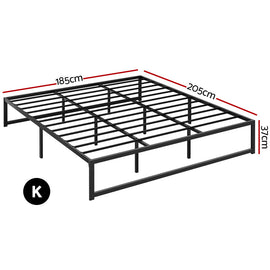 Artiss Bed Frame King Size Metal Bed Frame TINO - RnR Galore