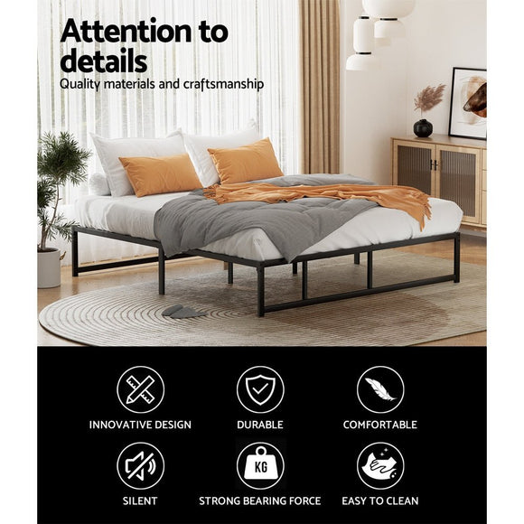 Artiss Bed Frame King Size Metal Bed Frame TINO - RnR Galore