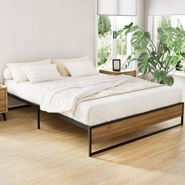 Artiss Bed Frame Metal Bed Frame Bed Base OSLO - Queen - RnR Galore