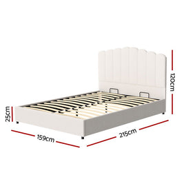 Artiss Bed Frame Queen Size Boucle FION - RnR Galore
