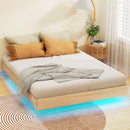 Artiss Bed Frame Queen Size Floating Wooden Mattress Base Platform Timber ODIN - RnR Galore