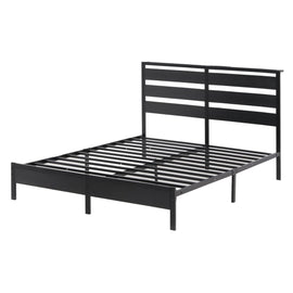 Artiss Bed Frame Queen Size LED Metal Bed Base with Charging Station - RnR Galore
