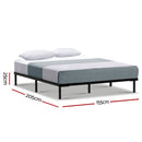 Artiss Bed Frame Queen Size Metal Bed Frame TED - RnR Galore