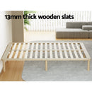 Artiss Bed Frame Queen Size Wooden Base Mattress Platform Timber Pine AMBA - RnR Galore