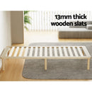 Artiss Bed Frame Single Size Wooden Base Mattress Platform Timber Pine AMBA - RnR Galore