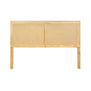 Artiss Bed Head Headboard Queen Rattan - RIBO Pine - RnR Galore