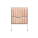 Artiss Bedside Table Drawers Side End Table Storage Cabinet Nightstand Pine LURA - RnR Galore