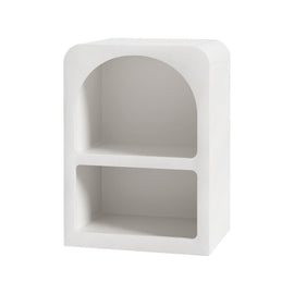 Artiss Bedside Table Shelves Side End Table Storage Nightstand White ARCHED - RnR Galore