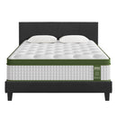 Artiss BedStory Double Bed Frame Mattress Set Platform Upholstered Hybrid Pocket Coil - RnR Galore
