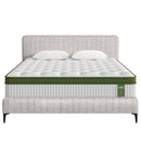 Artiss BedStory Queen Bed Frame with Mattress Set Platform Base Pocket Coil Linen Upholstered - RnR Galore