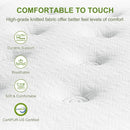 Artiss BedStory Single Bed Frame Mattress Bundle Platform Headboard Medium Firm Hybrid White - RnR Galore