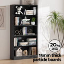 Artiss Bookshelf 5 Tiers ANTON Black - RnR Galore