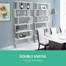 Artiss Bookshelf 6 Tiers - RIVA White - RnR Galore