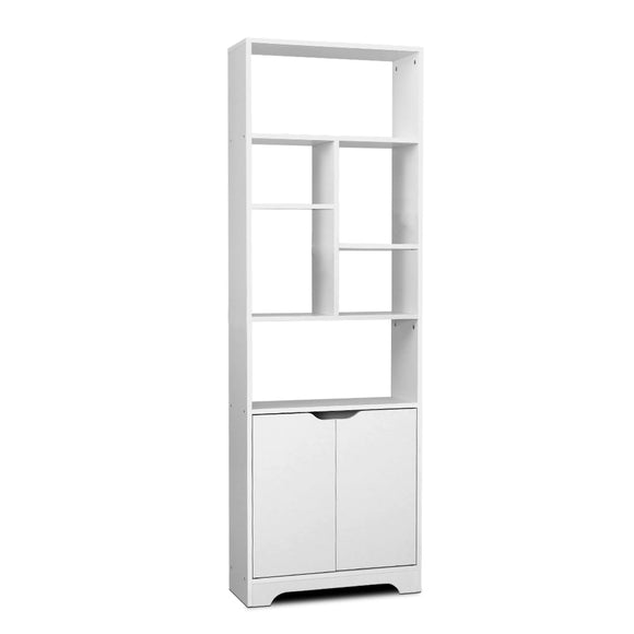 Artiss Bookshelf with Cabinet - GINA White - RnR Galore
