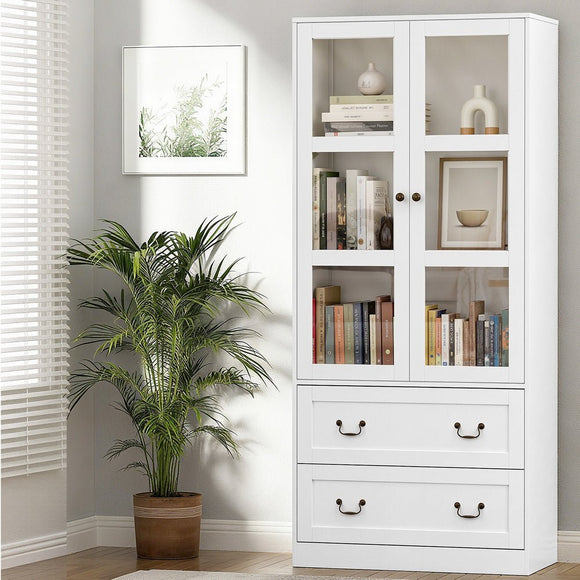 Artiss Buffet Sideboard 180cm Hutch Storage Cabinet Kitchen Drawer Door White - RnR Galore