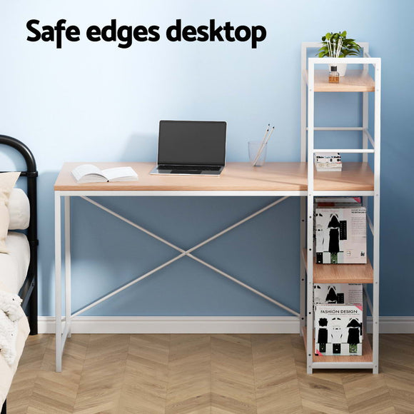 Artiss Computer Desk Shelf Oak 120CM - RnR Galore