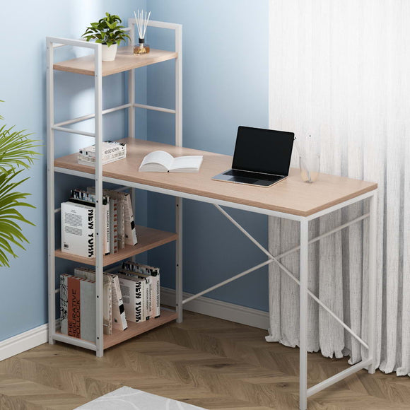 Artiss Computer Desk Shelf Oak 120CM - RnR Galore