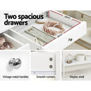 Artiss Console Table 2 Drawers 100CM White Chole - RnR Galore