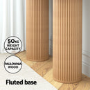 Artiss Console Table Oval 115CM Pine Blake - RnR Galore