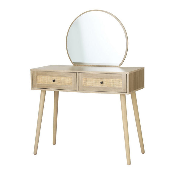 Artiss Dressing Table Set Rattan Frances - RnR Galore