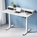 Artiss Electric Standing Desk with Storage Shelf Drawer Office Table 120CM - RnR Galore