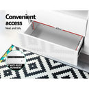Artiss Entertainment Unit TV Cabinet LED 160cm White Anna - RnR Galore