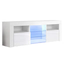 Artiss Entertainment Unit TV Cabinet LED 160cm White Bobi - RnR Galore