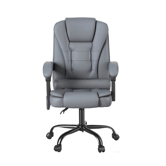 Artiss Executive Office Chair 4 - Point Massage Adjustable Ergonomic Recline PU - RnR Galore