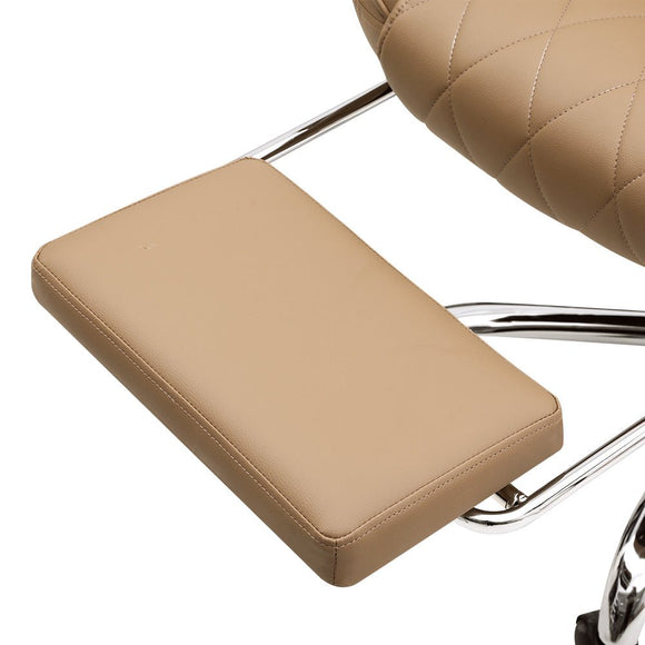 Artiss Executive Office Chair Leather Footrest Espresso - RnR Galore