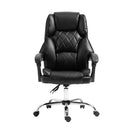 Artiss Executive Office Chair Leather Recliner Black - RnR Galore