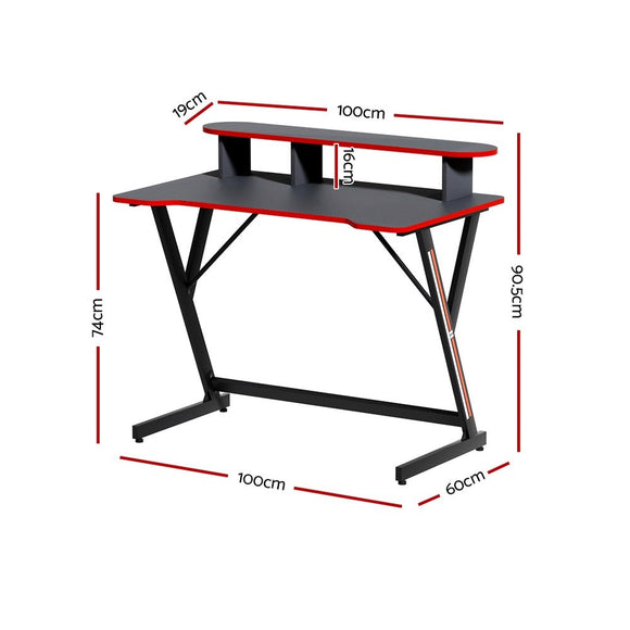 Artiss Gaming Desk Computer Desks 100CM - RnR Galore
