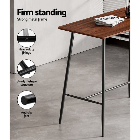 Artiss Halle Bar Table 120CM Rectangular - RnR Galore
