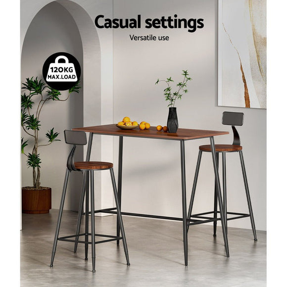 Artiss Halle Bar Table 120CM Rectangular - RnR Galore