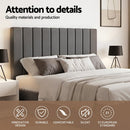 Artiss King Bed Frame with Storage Grey Velvet Headboard Gas Lift Platform Base - RnR Galore