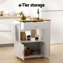 Artiss Kitchen Island Trolley Rolling Serving Cart - RnR Galore
